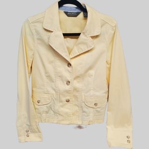 Eddie Bauer Stretch Jacket Yellow Size 8